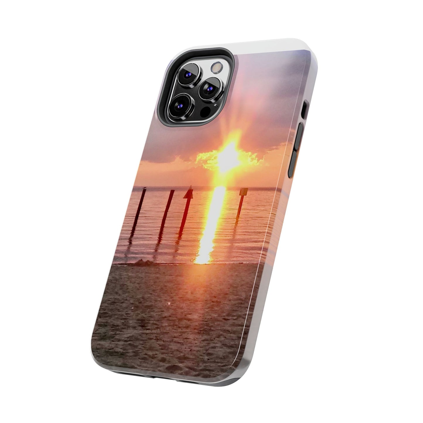 Inspirational Christian Tough Phone Case - Sunset Photography - All iPhone & Samsung Galaxy Phone Types Available