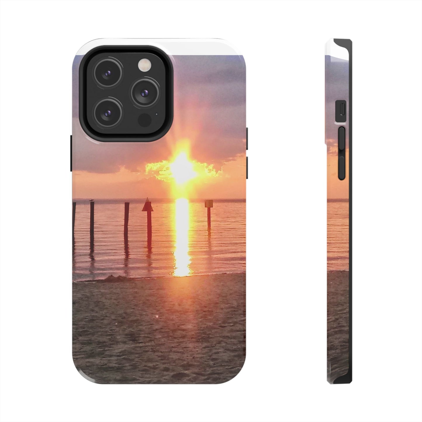 Inspirational Christian Tough Phone Case - Sunset Photography - All iPhone & Samsung Galaxy Phone Types Available