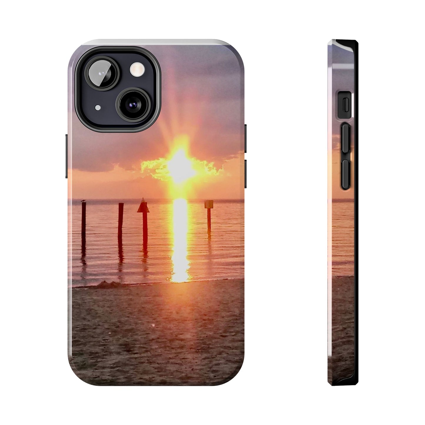 Inspirational Christian Tough Phone Case - Sunset Photography - All iPhone & Samsung Galaxy Phone Types Available