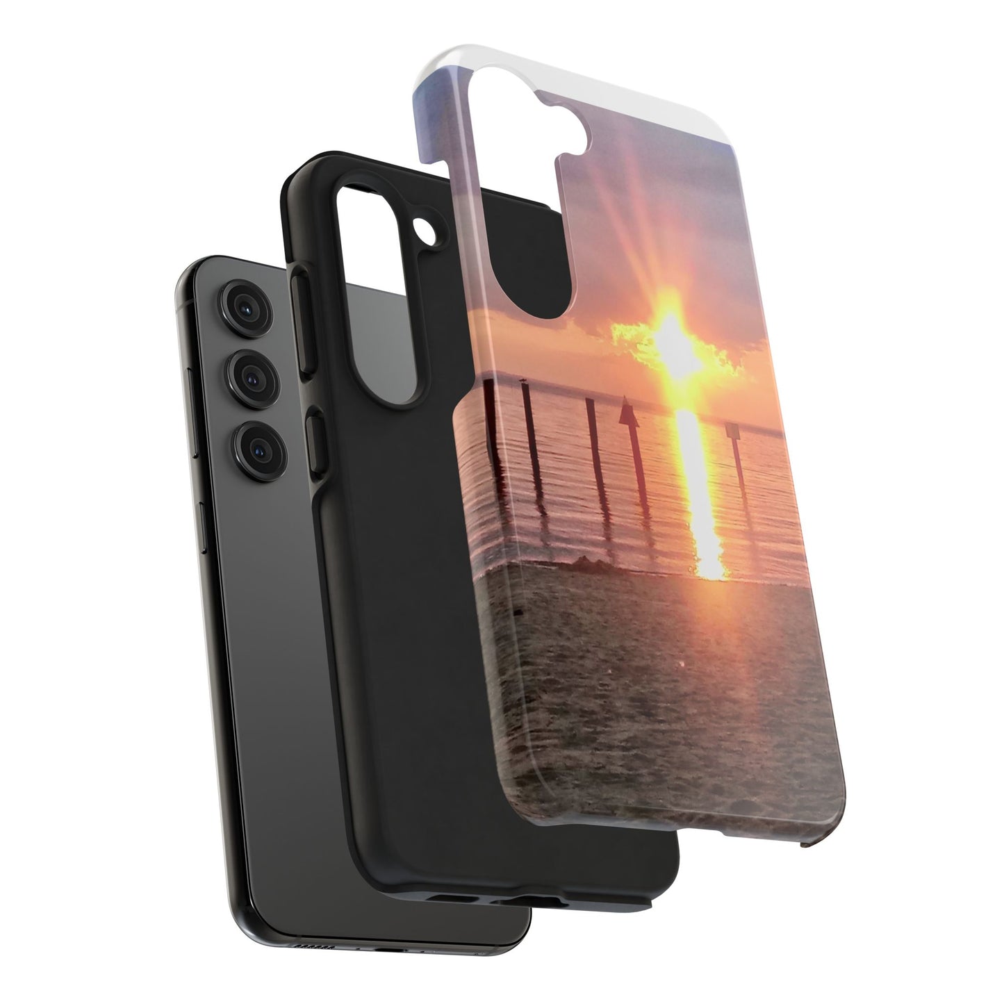 Inspirational Christian Tough Phone Case - Sunset Photography - All iPhone & Samsung Galaxy Phone Types Available