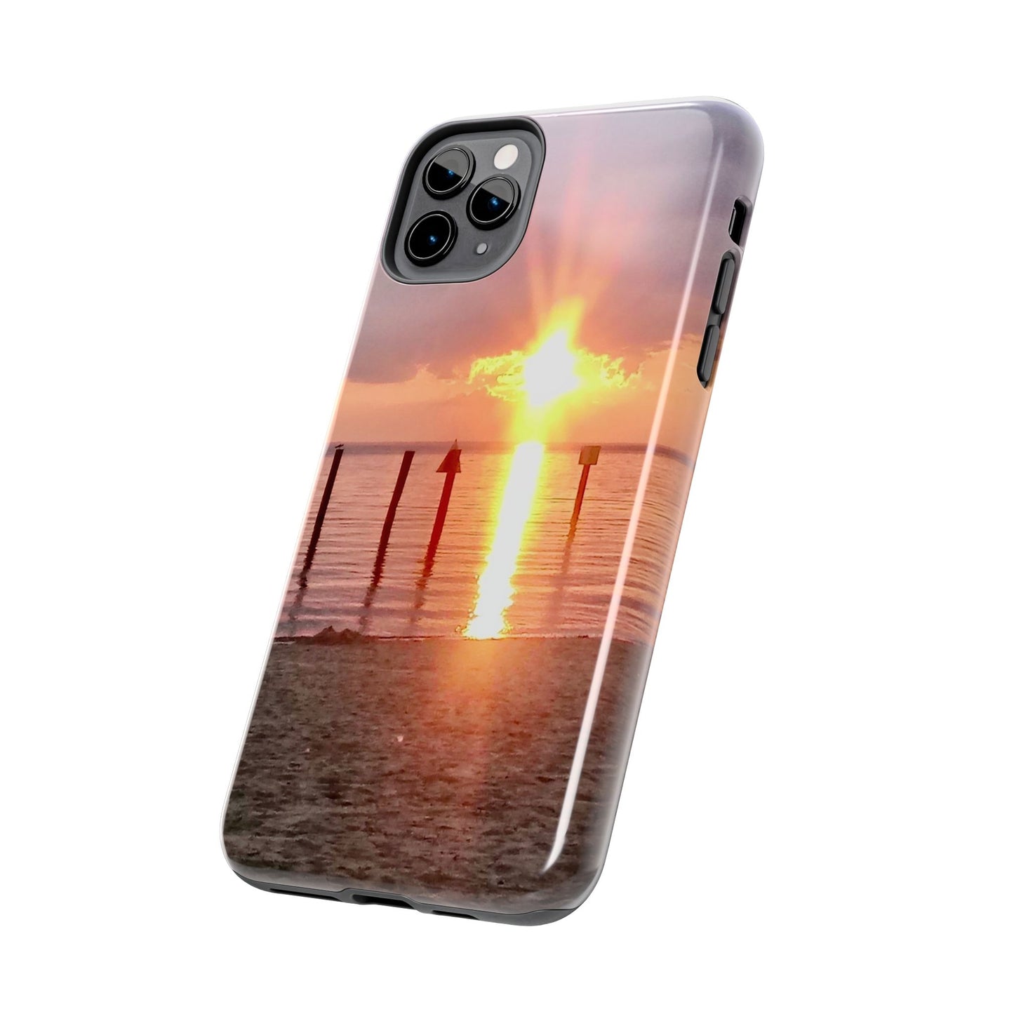 Inspirational Christian Tough Phone Case - Sunset Photography - All iPhone & Samsung Galaxy Phone Types Available