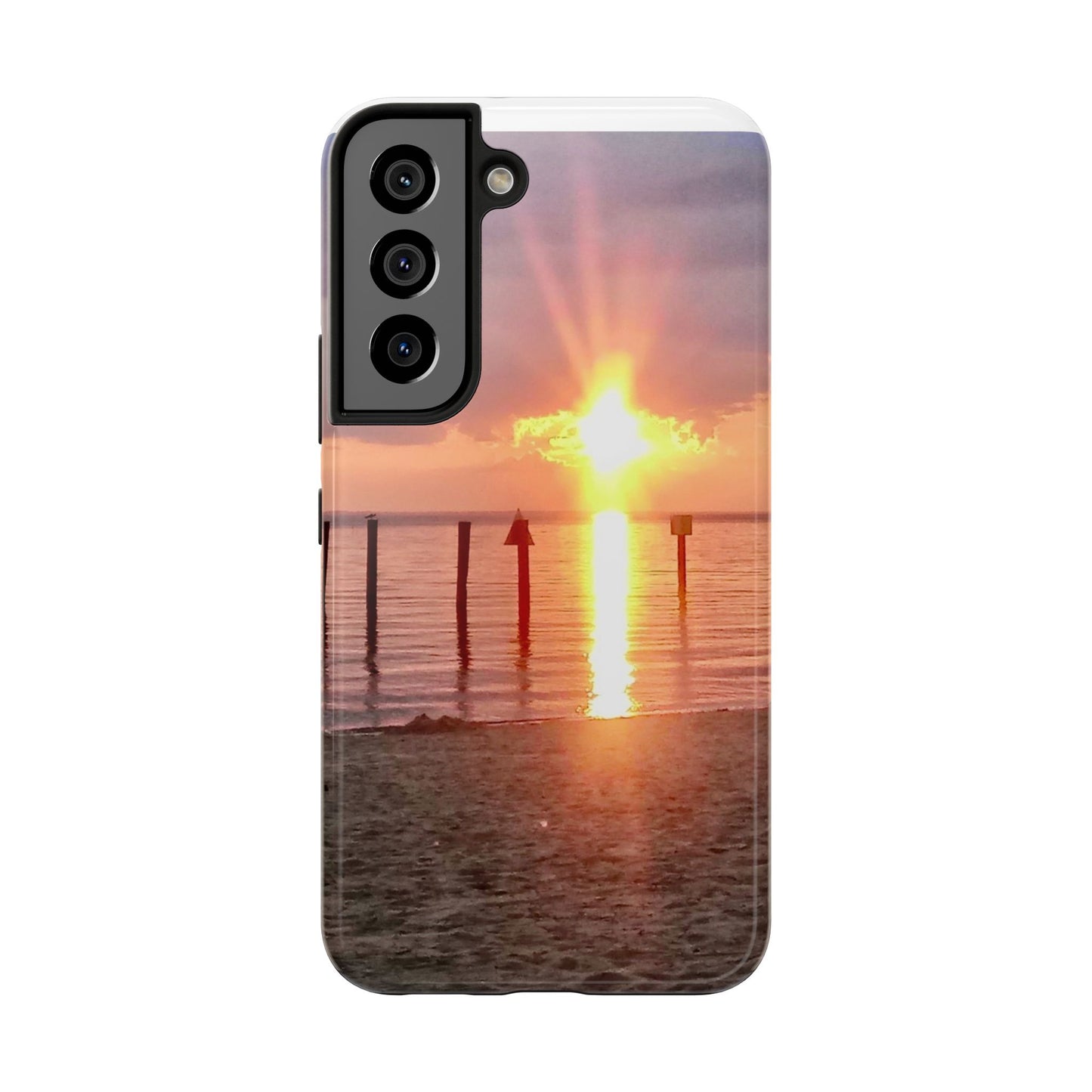 Inspirational Christian Tough Phone Case - Sunset Photography - All iPhone & Samsung Galaxy Phone Types Available