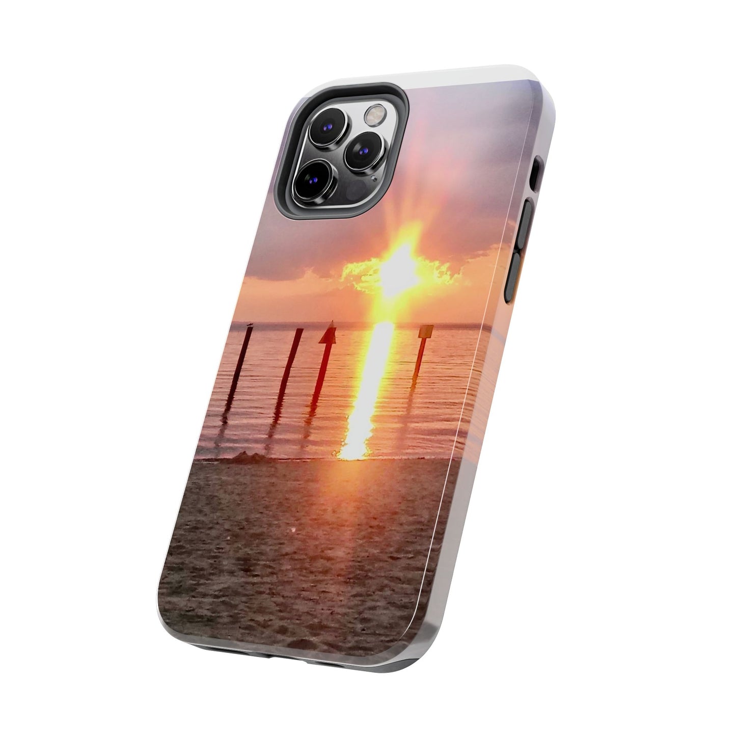 Inspirational Christian Tough Phone Case - Sunset Photography - All iPhone & Samsung Galaxy Phone Types Available