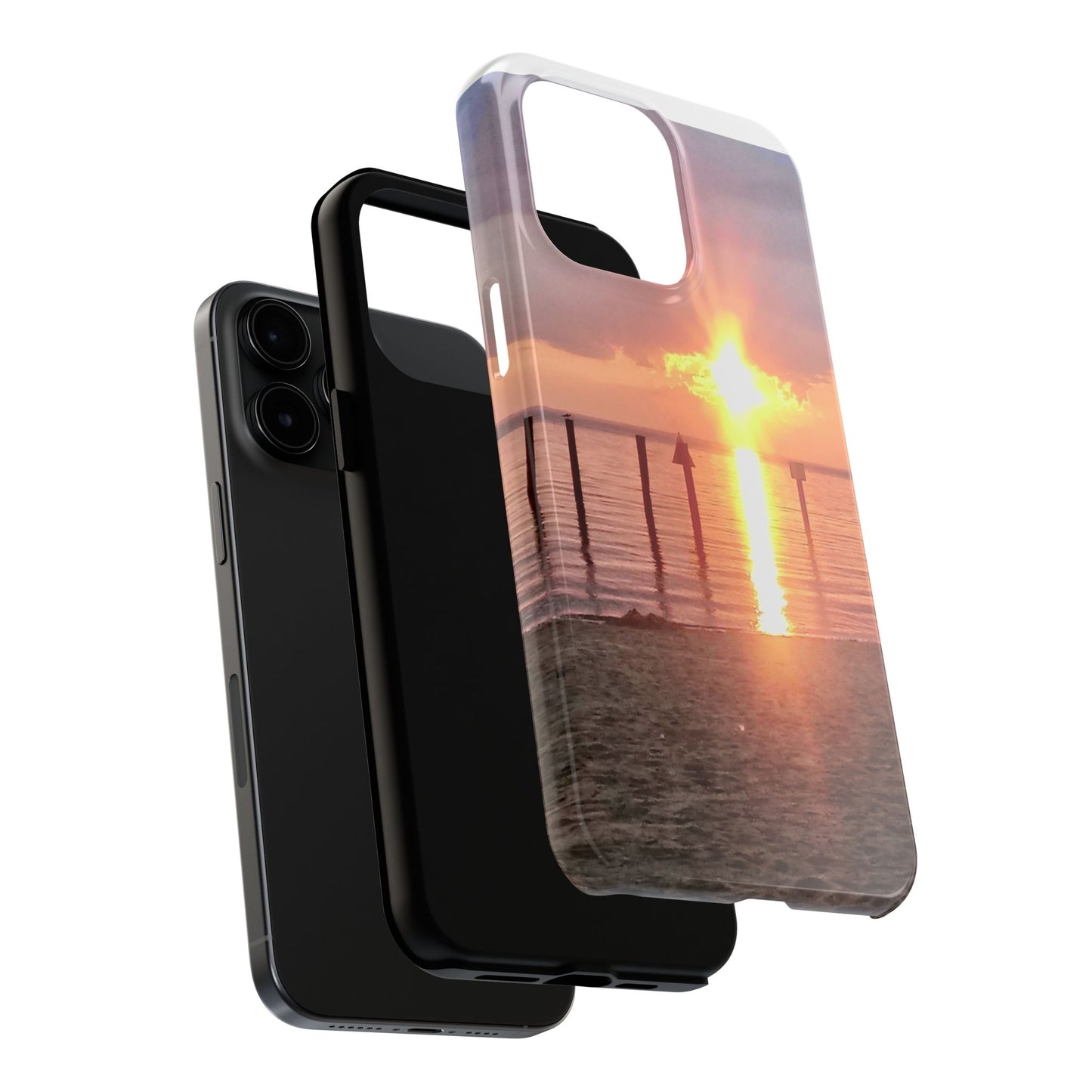 Inspirational Christian Tough Phone Case - Sunset Photography - All iPhone & Samsung Galaxy Phone Types Available