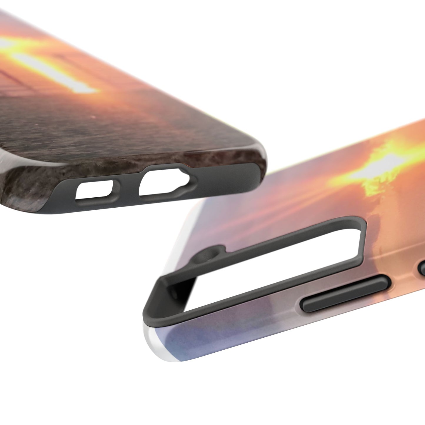 Inspirational Christian Tough Phone Case - Sunset Photography - All iPhone & Samsung Galaxy Phone Types Available