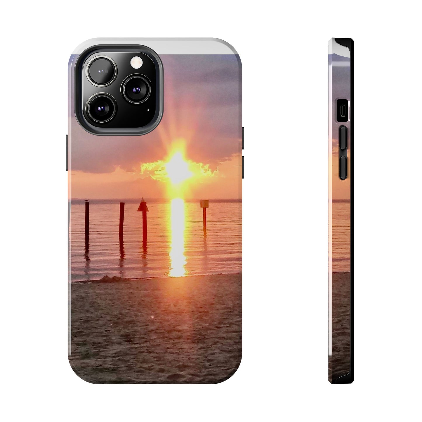 Inspirational Christian Tough Phone Case - Sunset Photography - All iPhone & Samsung Galaxy Phone Types Available
