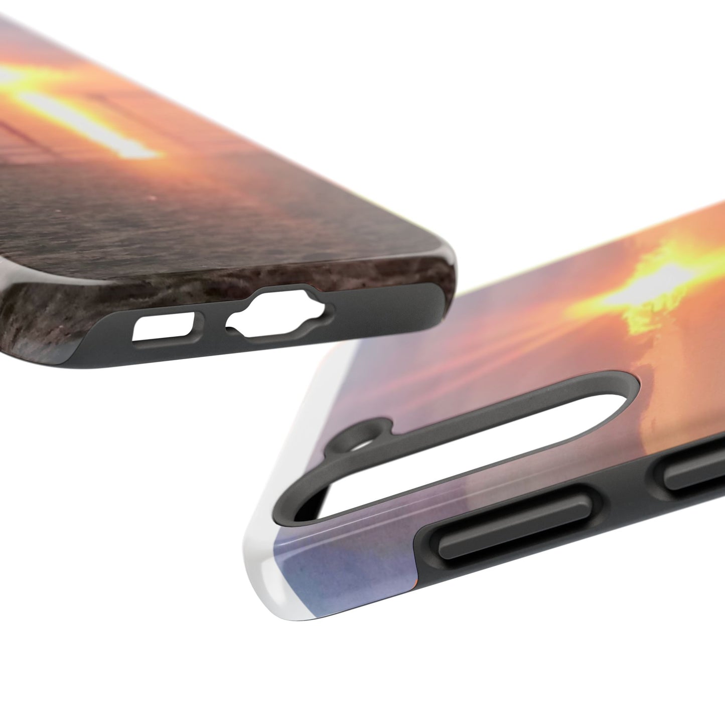 Inspirational Christian Tough Phone Case - Sunset Photography - All iPhone & Samsung Galaxy Phone Types Available