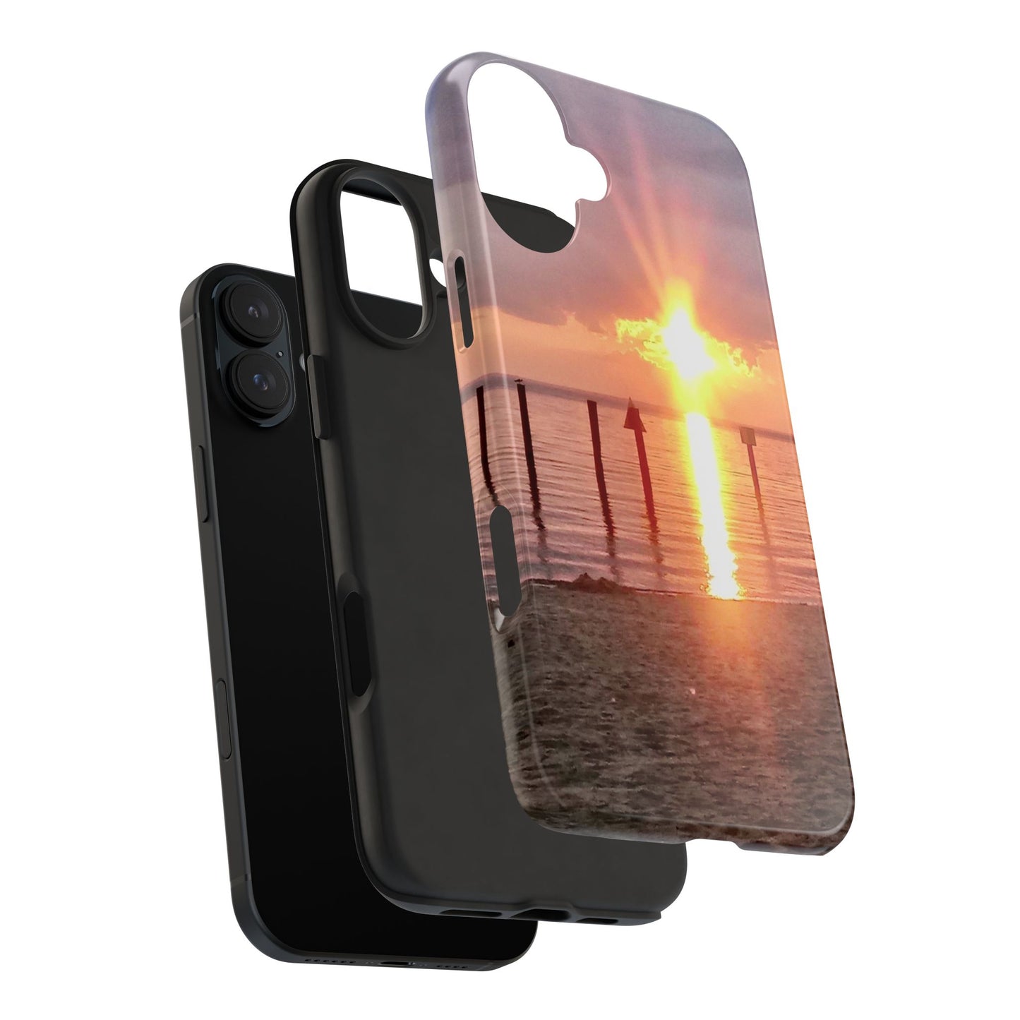 Inspirational Christian Tough Phone Case - Sunset Photography - All iPhone & Samsung Galaxy Phone Types Available