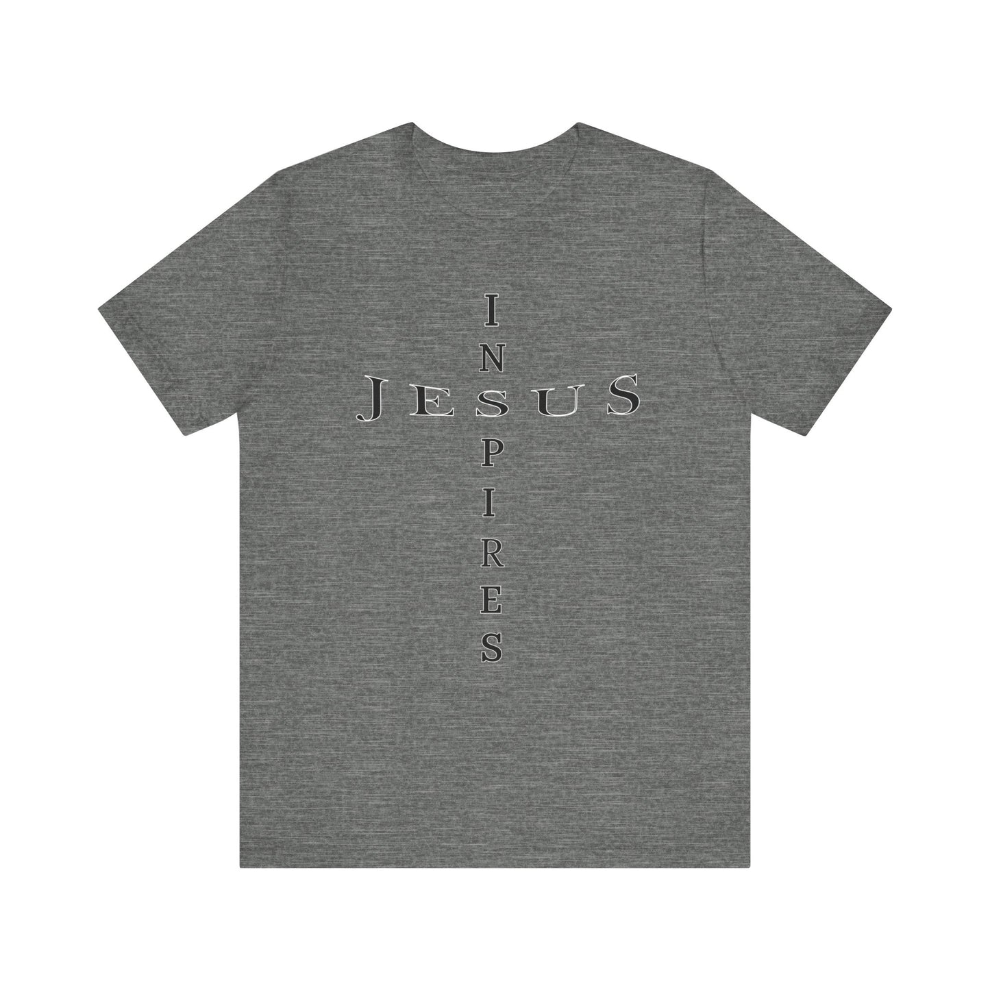 Christian Unisex Tee - Jesus Inspires Custom Tshirt Design