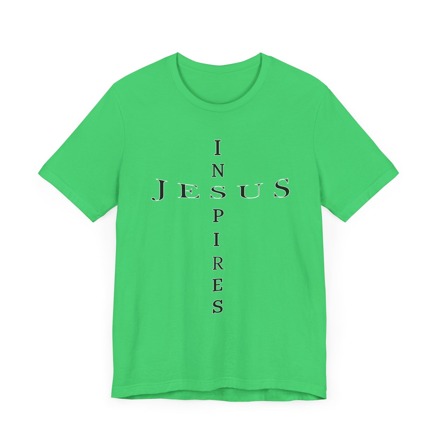 Christian Unisex Tee - Jesus Inspires Custom Tshirt Design