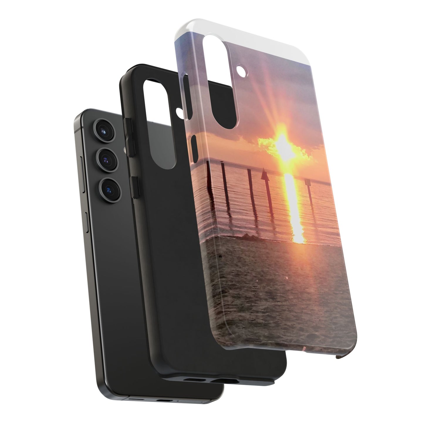 Inspirational Christian Tough Phone Case - Sunset Photography - All iPhone & Samsung Galaxy Phone Types Available