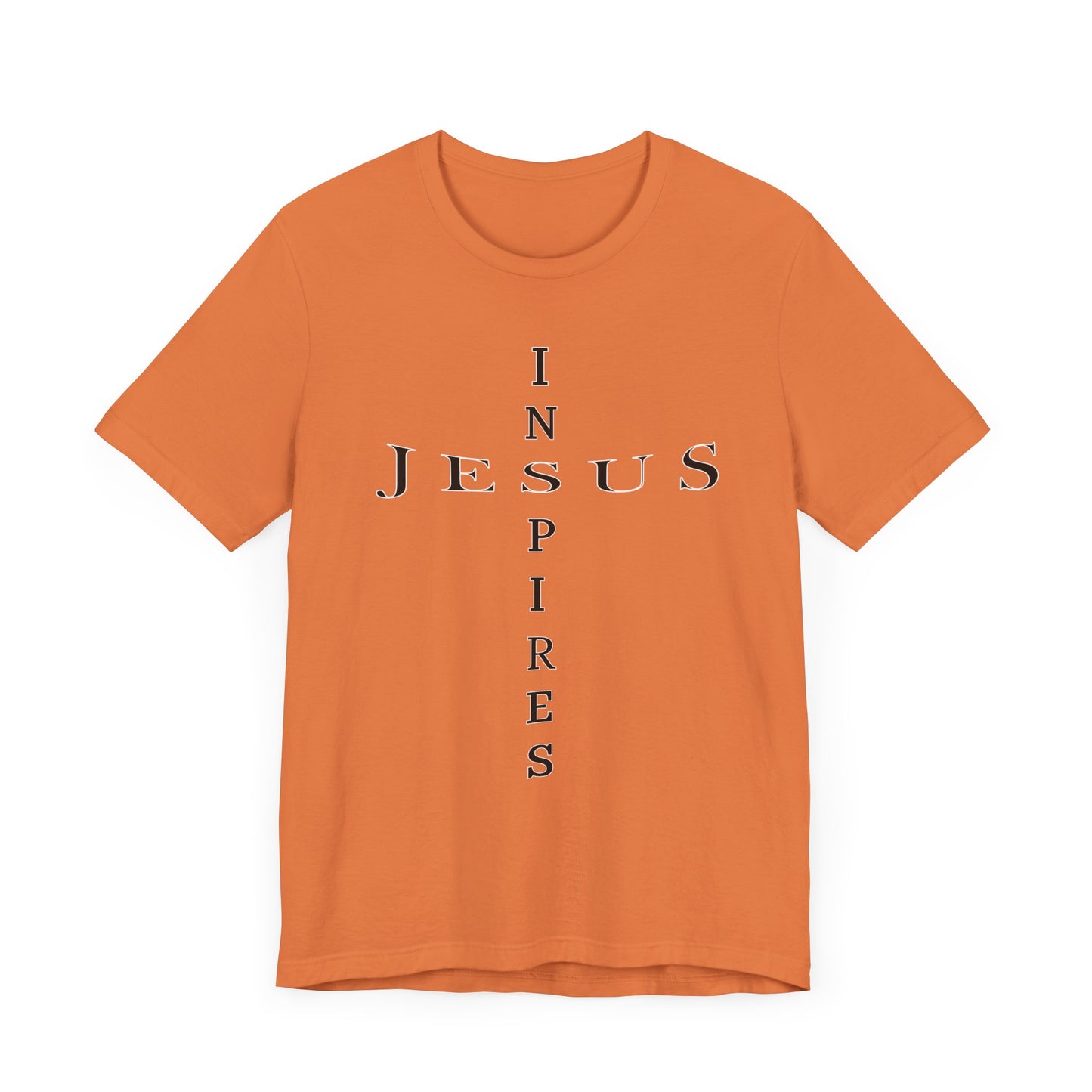 Christian Unisex Tee - Jesus Inspires Custom Tshirt Design