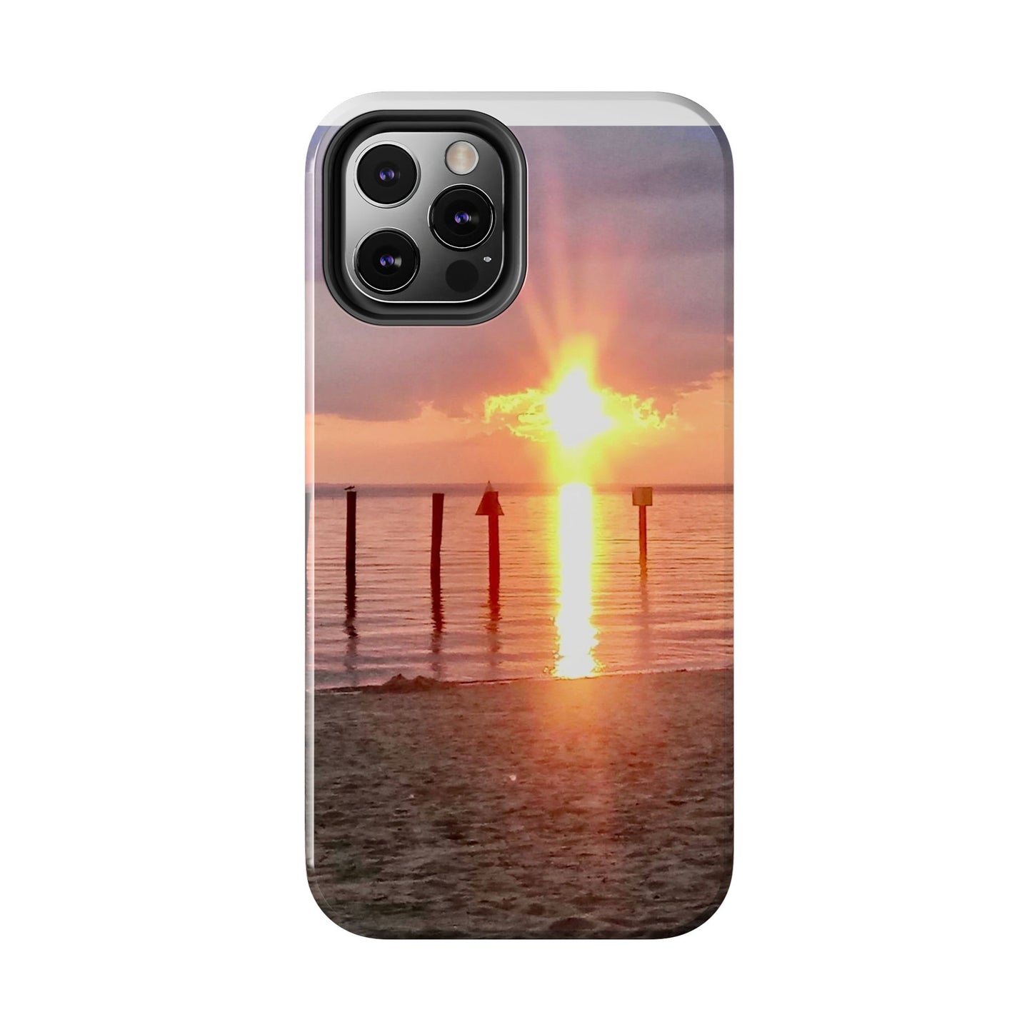 Inspirational Christian Tough Phone Case - Sunset Photography - All iPhone & Samsung Galaxy Phone Types Available