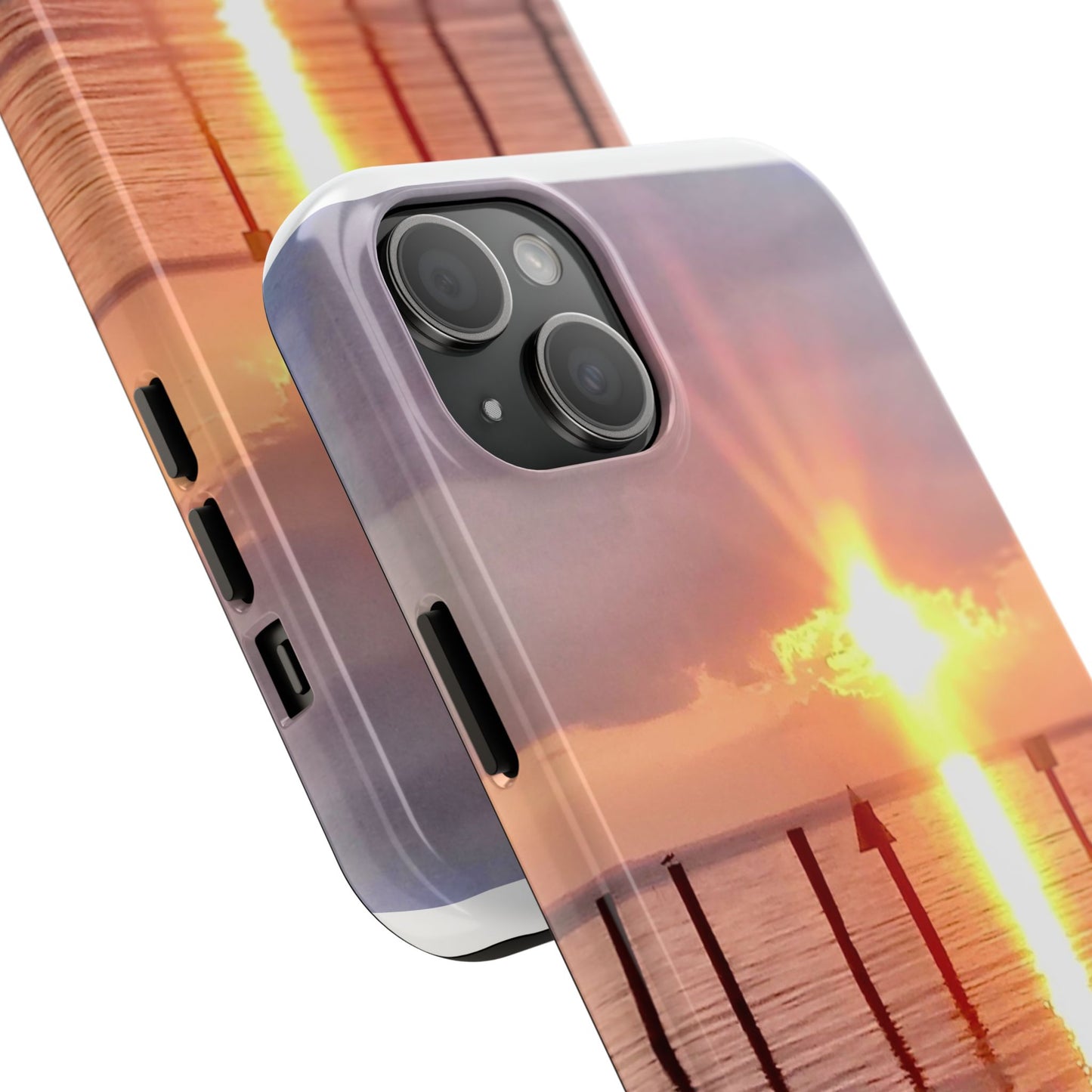 Inspirational Christian Tough Phone Case - Sunset Photography - All iPhone & Samsung Galaxy Phone Types Available
