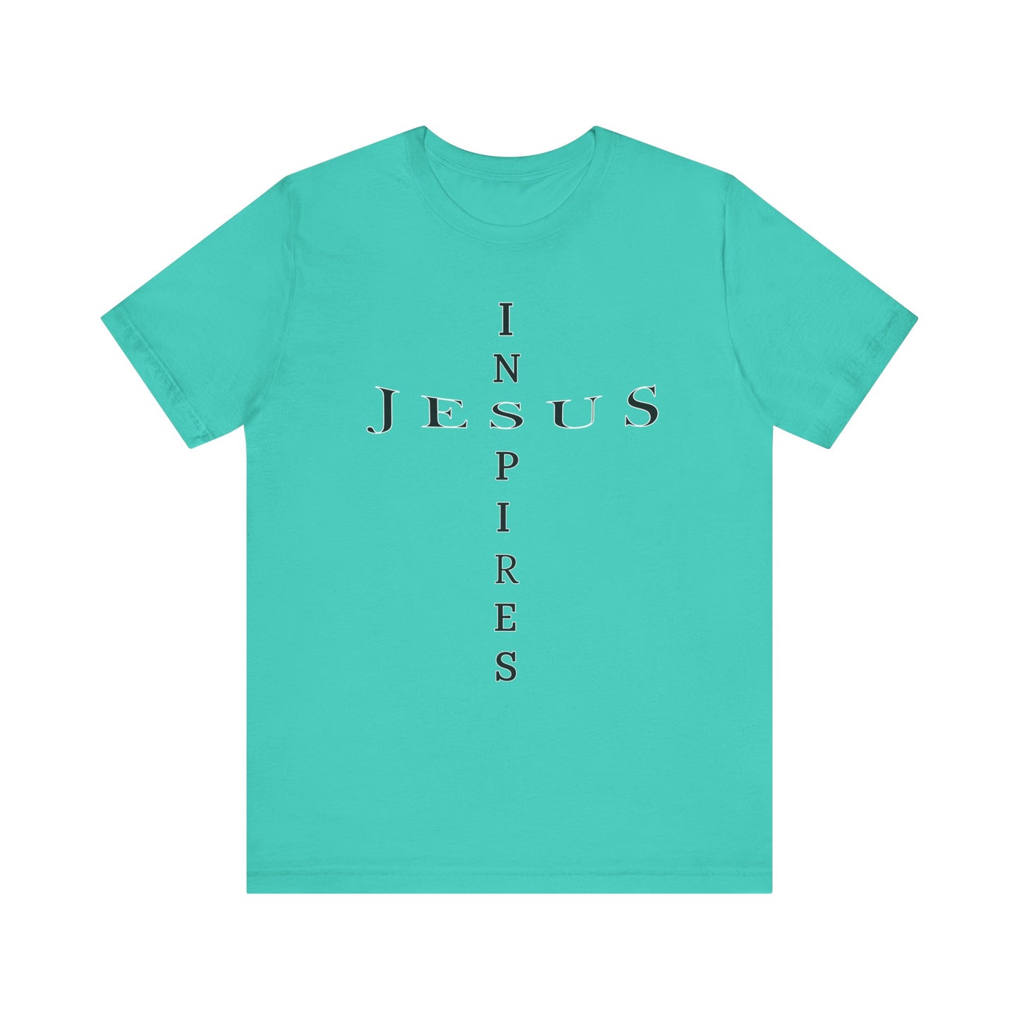 Christian Unisex Tee - Jesus Inspires Custom Tshirt Design