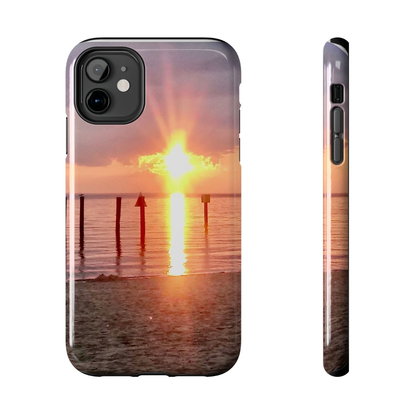 Inspirational Christian Tough Phone Case - Sunset Photography - All iPhone & Samsung Galaxy Phone Types Available