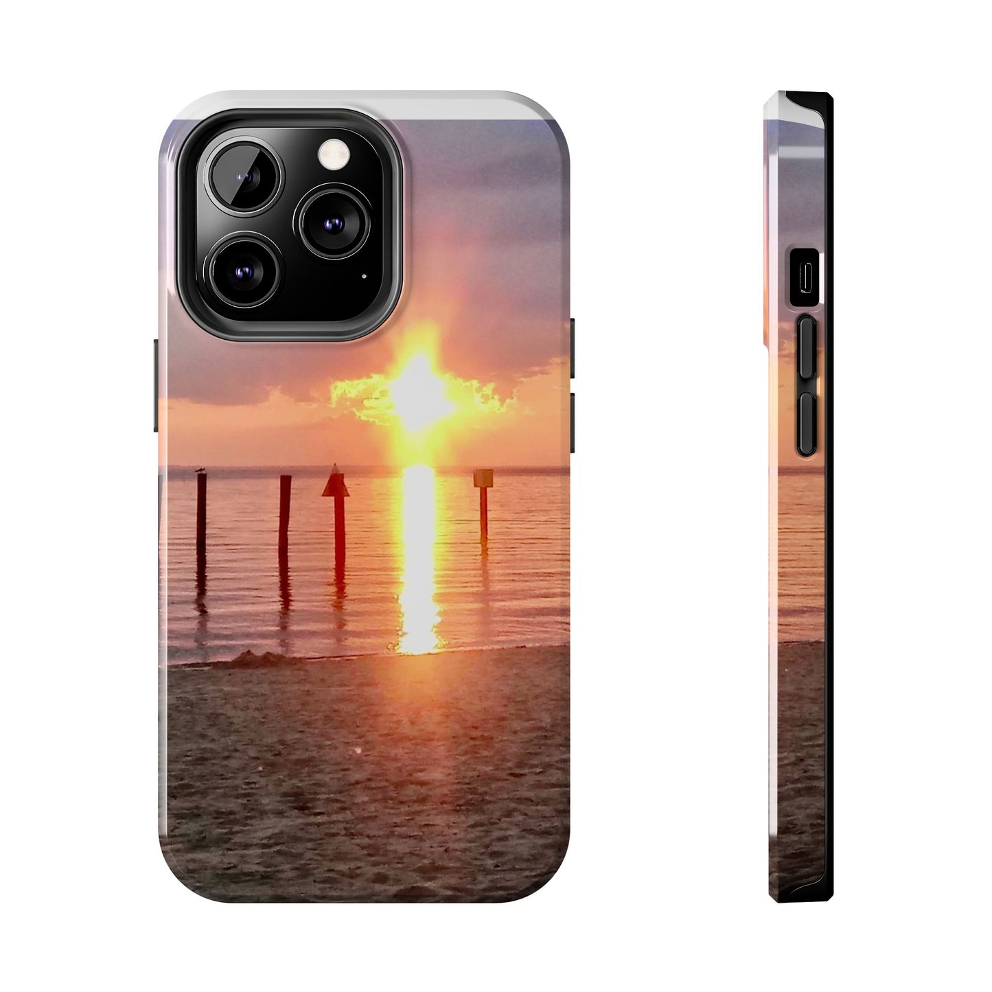 Inspirational Christian Tough Phone Case - Sunset Photography - All iPhone & Samsung Galaxy Phone Types Available