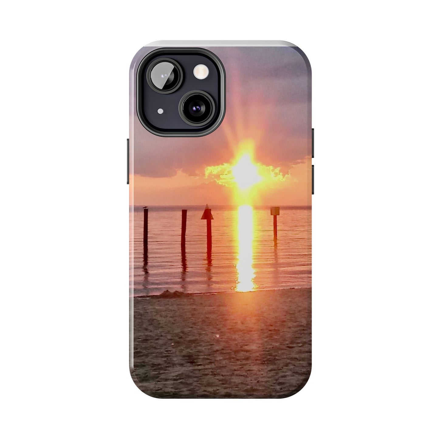Inspirational Christian Tough Phone Case - Sunset Photography - All iPhone & Samsung Galaxy Phone Types Available